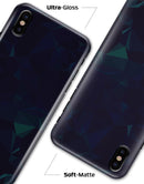 Blue Geometric V13 - iPhone X Clipit Case