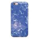 Blue Geometric V16 iPhone 6/6s or 6/6s Plus 2-Piece Hybrid INK-Fuzed Case
