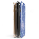 Blue Geometric V16 iPhone 6/6s or 6/6s Plus 2-Piece Hybrid INK-Fuzed Case