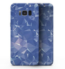 Blue Geometric V16 - Samsung Galaxy S8 Full-Body Skin Kit