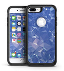 Blue Dark 32 Absorbed Watercolor Texture - iPhone 7 or 7 Plus Commuter Case Skin Kit