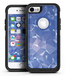 Blue Dark 32 Absorbed Watercolor Texture - iPhone 7 or 7 Plus Commuter Case Skin Kit