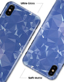 Blue Geometric V16 - iPhone X Clipit Case
