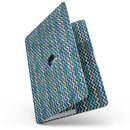 MacBook Pro with Touch Bar Skin Kit - Blue_GreenYellow_and_Orange_Watercolor_Chevron_Pattern-MacBook_13_Touch_V7.jpg?