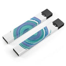 Blue & Green Watercolor Swirl - Premium Decal Protective Skin-Wrap Sticker compatible with the Juul Labs vaping device