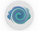 Blue & Green Watercolor Swirl - Skin Kit for PopSockets and other Smartphone Extendable Grips & Stands