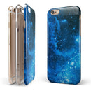 Blue Hue Nebula iPhone 6/6s or 6/6s Plus 2-Piece Hybrid INK-Fuzed Case
