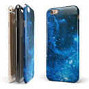 Blue Hue Nebula iPhone 6/6s or 6/6s Plus 2-Piece Hybrid INK-Fuzed Case