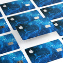 Blue Hue Nebula - Premium Protective Decal Skin-Kit for the Apple Credit Card