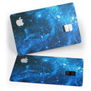 Blue Hue Nebula - Premium Protective Decal Skin-Kit for the Apple Credit Card