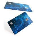 Blue Hue Nebula - Premium Protective Decal Skin-Kit for the Apple Credit Card