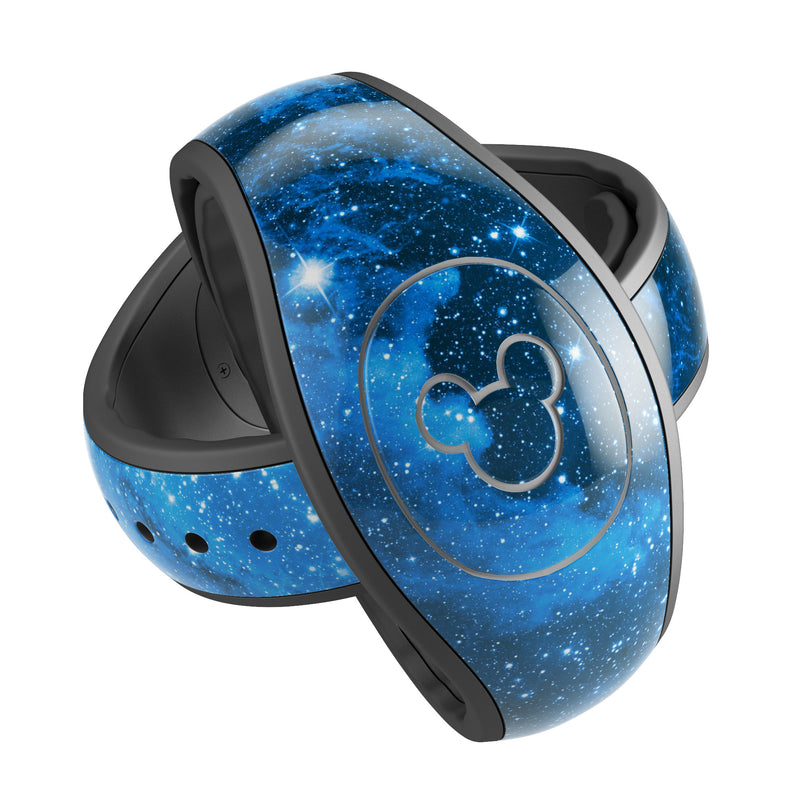 Blue Hue Nebula - Decal Skin Wrap Kit for the Disney Magic Band