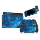 Blue Hue Nebula // Skin Decal Wrap Kit for Nintendo Switch Console & Dock, Joy-Cons, Pro Controller, Lite, 3DS XL, 2DS XL, DSi, or Wii - Vinyl Skin Wrap for Nintendo Switch 2, OLED, Lite, Pro Controller, Wii & Classic Handhelds