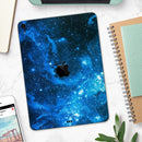 Blue Hue Nebula - Full Body Skin Decal for the Apple iPad Pro 12.9", 11", 10.5", 9.7", Air or Mini (All Models Available)