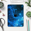Blue Hue Nebula - Full Body Skin Decal for the Apple iPad Pro 12.9", 11", 10.5", 9.7", Air or Mini (All Models Available)