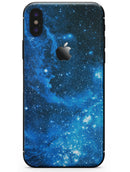 Blue Hue Nebula - iPhone X Skin-Kit