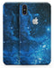 Blue Hue Nebula - iPhone X Skin-Kit
