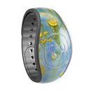Blue Metal with Gold Rust - Decal Skin Wrap Kit for the Disney Magic Band