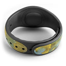 Blue Metal with Gold Rust - Decal Skin Wrap Kit for the Disney Magic Band