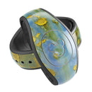 Blue Metal with Gold Rust - Decal Skin Wrap Kit for the Disney Magic Band