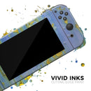 Blue Metal with Gold Rust // Skin Decal Wrap Kit for Nintendo Switch Console & Dock, Joy-Cons, Pro Controller, Lite, 3DS XL, 2DS XL, DSi, or Wii - Vinyl Skin Wrap for Nintendo Switch 2, OLED, Lite, Pro Controller, Wii & Classic Handhelds
