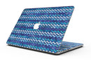 Blue Multi Watercolor Chevron - MacBook Pro with Retina Display Full-Coverage Skin Kit