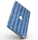 Blue Multi Watercolor Chevron - MacBook Pro with Retina Display Full-Coverage Skin Kit