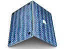 Blue Multi Watercolor Chevron - MacBook Pro with Retina Display Full-Coverage Skin Kit
