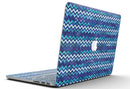 Blue Multi Watercolor Chevron - MacBook Pro with Retina Display Full-Coverage Skin Kit