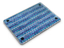 Blue Multi Watercolor Chevron - MacBook Pro with Retina Display Full-Coverage Skin Kit