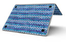 Blue Multi Watercolor Chevron - MacBook Pro with Retina Display Full-Coverage Skin Kit