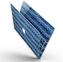 Blue Multi Watercolor Chevron - MacBook Pro with Retina Display Full-Coverage Skin Kit