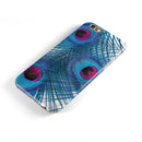 Blue Peacock iPhone 6/6s or 6/6s Plus 2-Piece Hybrid INK-Fuzed Case