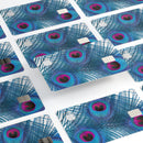 Blue Peacock - Premium Protective Decal Skin-Kit for the Apple Credit Card