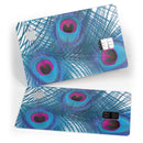 Blue Peacock - Premium Protective Decal Skin-Kit for the Apple Credit Card