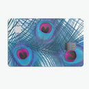 Blue Peacock - Premium Protective Decal Skin-Kit for the Apple Credit Card