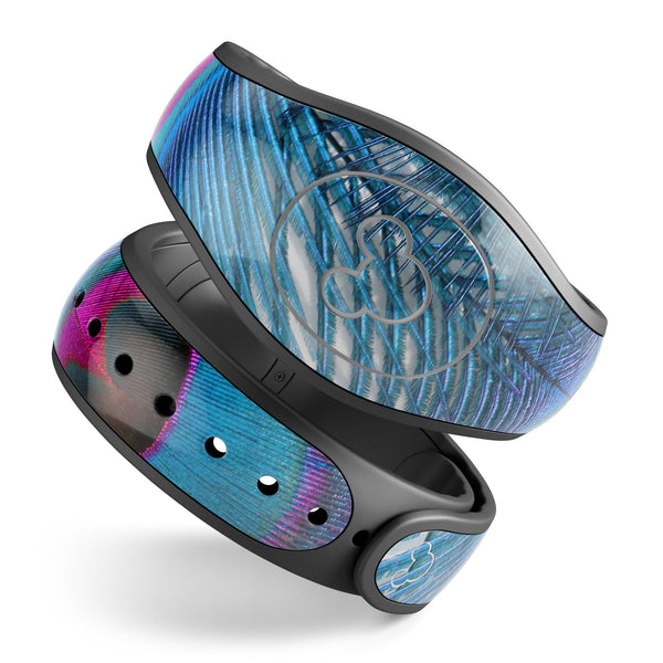 Blue Peacock - Decal Skin Wrap Kit for the Disney Magic Band