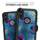 Blue Peacock - Skin Kit for the iPhone OtterBox Cases
