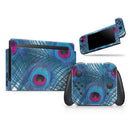Blue Peacock // Skin Decal Wrap Kit for Nintendo Switch Console & Dock, Joy-Cons, Pro Controller, Lite, 3DS XL, 2DS XL, DSi, or Wii - Vinyl Skin Wrap for Nintendo Switch 2, OLED, Lite, Pro Controller, Wii & Classic Handhelds