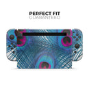 Blue Peacock // Skin Decal Wrap Kit for Nintendo Switch Console & Dock, Joy-Cons, Pro Controller, Lite, 3DS XL, 2DS XL, DSi, or Wii - Vinyl Skin Wrap for Nintendo Switch 2, OLED, Lite, Pro Controller, Wii & Classic Handhelds