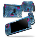 Blue Peacock - Skin Wrap Decal for Nintendo Switch Lite Console & Dock - 3DS XL - 2DS - Pro - DSi - Wii - Joy-Con Gaming Controller
