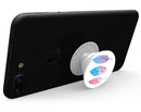 Blue & Pink Watercolor Feathers - Skin Kit for PopSockets and other Smartphone Extendable Grips & Stands