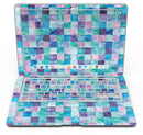 Blue Pink and Purple Watercolor Patchwork - MacBook Air Skin Kit