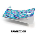 Blue Pink and Purple Watercolor Patchwork - Premium Protective Decal Skin-Kit for the Apple Credit Card