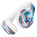 Blue Pink and Purple Watercolor Patchwork Full-Body Skin Kit for the Beats by Dre Solo 3 Wireless Headphones