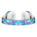 Blue Pink and Purple Watercolor Patchwork Full-Body Skin Kit for the Beats by Dre Solo 3 Wireless Headphones