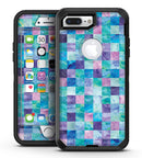 Blue Pink and Purple Watercolor Patchwork - iPhone 7 Plus/8 Plus OtterBox Case & Skin Kits