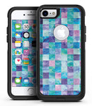 Blue Pink and Purple Watercolor Patchwork - iPhone 7 or 8 OtterBox Case & Skin Kits