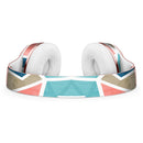 Blue, Pink, and Tan Sections Full-Body Skin Kit for the Beats by Dre Solo 3 Wireless Headphones