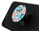 Blue, Pink, and Tan Sections - Skin Kit for PopSockets and other Smartphone Extendable Grips & Stands